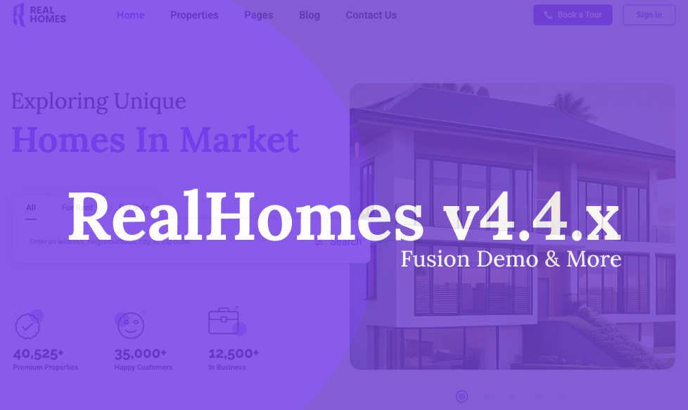 RealHomes 4.4.x – Fusion Demo & More